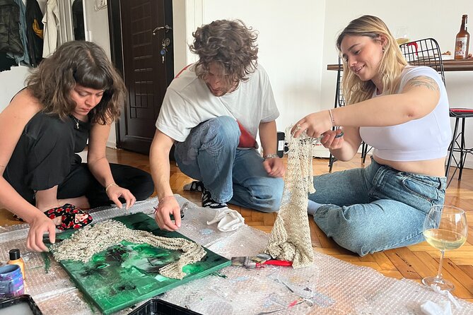 Istanbul Art Escape Wine and Paint at Local's Home - What you make, and how to set expectations