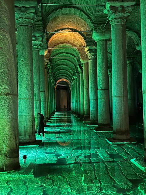 Istanbul Basilica Cistern Guided Tour | Skip-the-Line Access - Water reflections, mood, and where the hour goes