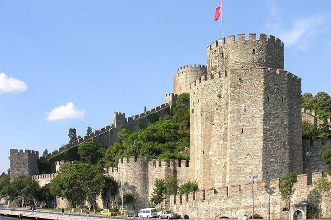 Istanbul Boat Cruise and Dolmabahce Palace & Two Continents - Rumeli Fortress, Byzantine walls, and the city’s hard edges