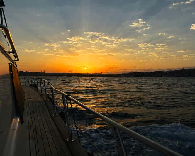 Istanbul: Bosphorus and Golden Horn Sunset Yacht Cruise - The lights over Dolmabahçe and Ortaköy Mosque (your first big photo moment)