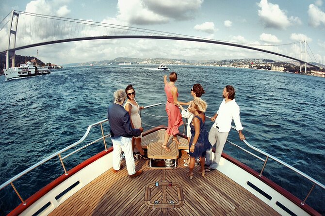 Istanbul Bosphorus Boat Cruise Tour ( MORNİNG or SUNSET ) - Under the Bosphorus Bridge and the Rumeli Fortress Photo Moment
