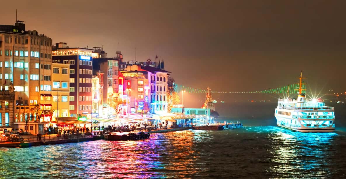 Istanbul: Bosphorus Dinner Cruise Incl. Drinks with Transfer - Getting There: Hotel Transfers That Save You Time