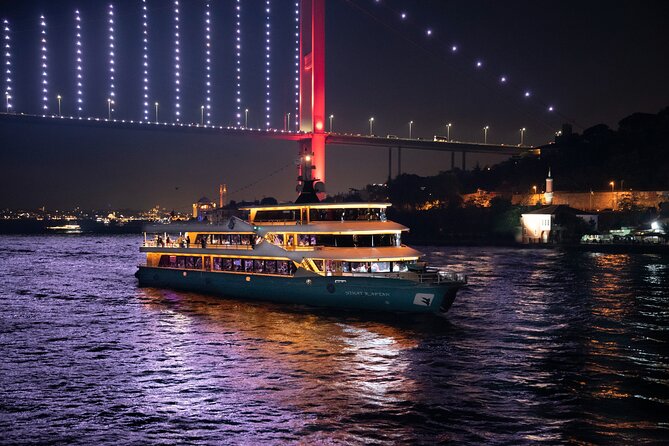 Istanbul Bosphorus Dinner Cruise Turkish Night Show All inclusive - Dolmabahçe Palace from the water: Ottoman style in full size