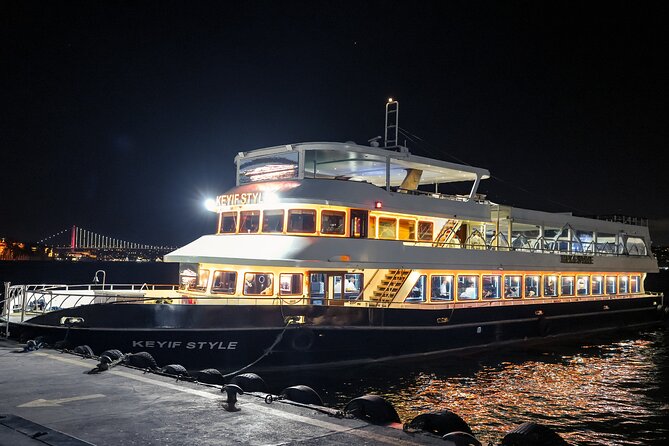 Istanbul Bosphorus Dinner Cruise: Turkish Night Show Experience - The Bosphorus route and landmark views: palaces, mosques, bridges, and fortresses