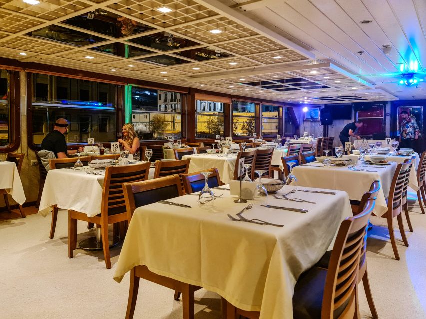 Istanbul: Bosphorus Dinner Cruise w/ Drinks & Entertainment - Dinner on board: Turkish plates, drink flow, and table setup