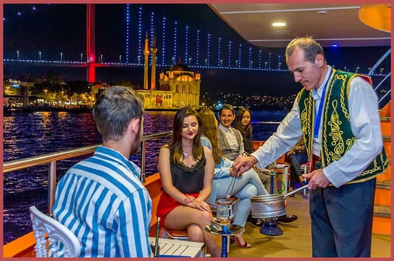 Istanbul: Bosphorus Night Dinner Cruise with Private Table - Private Table Dinner: What You’ll Eat and How the Drink Plan Works