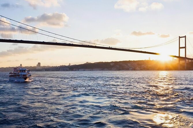 Istanbul Bosphorus Sunset Cruise Tour (Guided) - Passing Dolmabahçe Mosque and the palace views