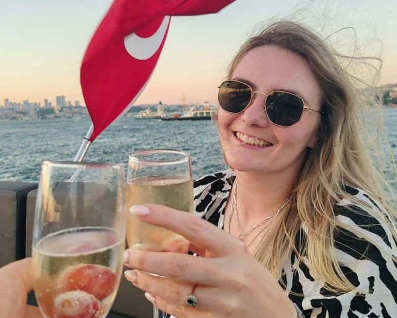 Istanbul: Bosphorus Sunset or Night Yacht Cruise & Transfers - Fortresses, palaces, and the Asian coastline coming into view
