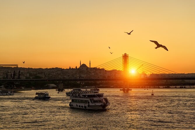 Istanbul Bosphorus Sunset Yacht Cruise with Snack and Refreshment - Entertainment on board: Turkish dance as the main event