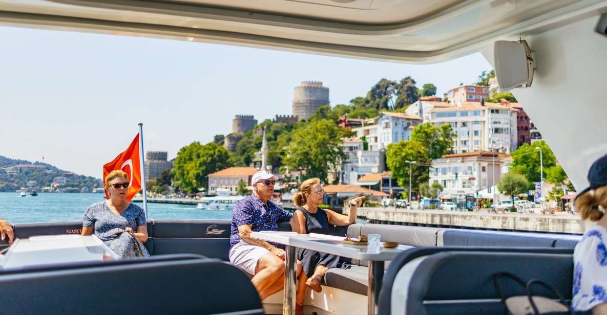 Istanbul: Bosphorus Yacht Cruise with Stopover on Asian Side - From Dolmabahçe Mosque to the open water