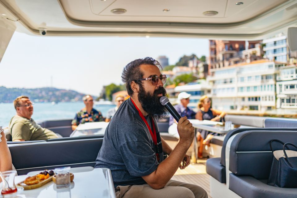 Istanbul: Bosphorus Yacht Cruise with Stopover on Asian Side - Onboard comfort: deck time, service rhythm, and what’s included