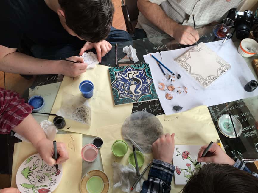 Istanbul: Ceramic & Tile Painting Workshop (KILN FIRED) - Ottoman Tile Patterns: Iznik Flowers and Geometric Layouts