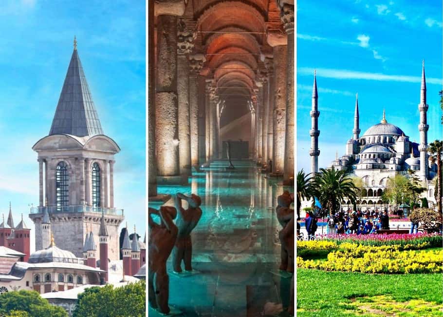 Istanbul Combo:Topkapi Palace,Basilica Cistern & Blue Mosque - Key things to know before you go