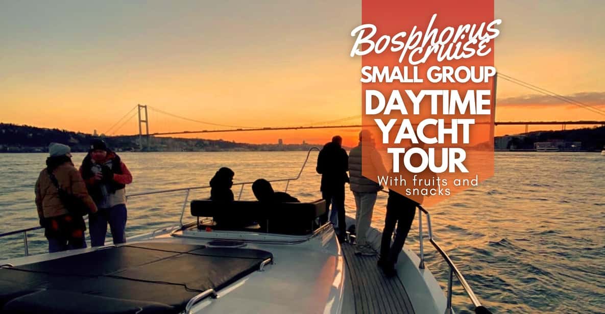 Istanbul: Daytime Bosphorus Yacht Cruise with Fruit & Snacks - What you get for $31: snacks, fruit, mini pizzas, and tea