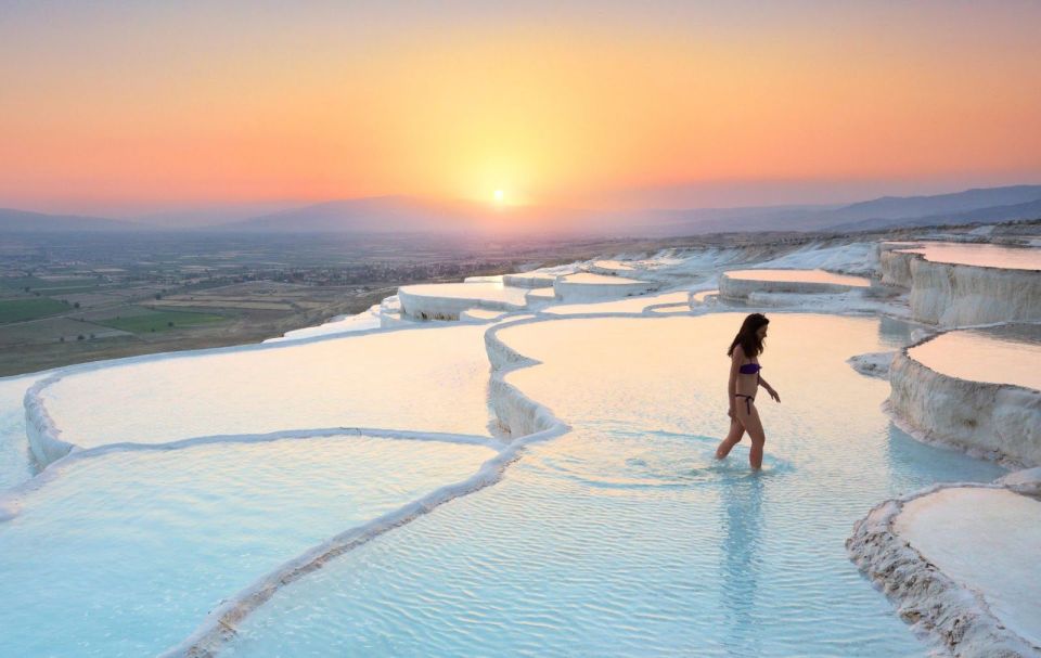 Istanbul: Ephesus, Pamukkale, Cappadocia 8-Day Trip by Plane - Pamukkale Thermal Terraces and Hierapolis Necropolis