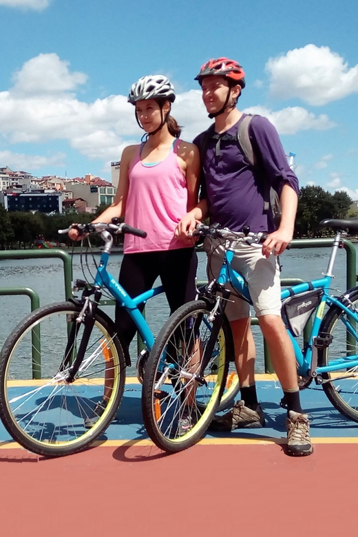 Istanbul: Eurasia Bike & Boat Half-Day Tour - The first ferry: skyline photos without the stress