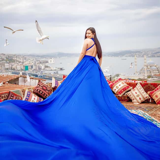 Istanbul: Flying Dress Photoshoot at Rooftop Terrace - Planning Matters: Talk to Haris Before You Book