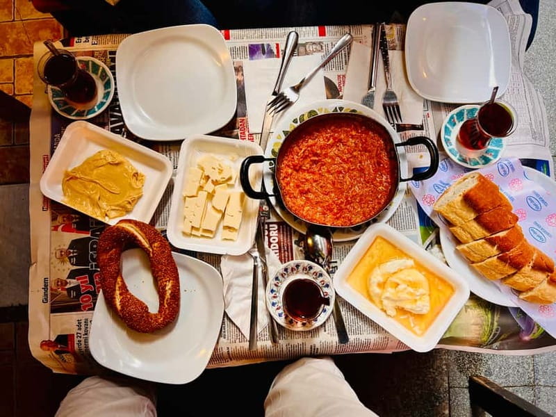 Istanbul: Guided Food Tour with Ferry Ride and Tastings - European side finale in Karaköy: kebabs, seafood, and dessert