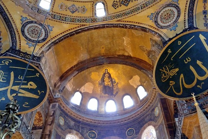 Istanbul Guided Tour Hagia Sophia, Topkapi, Cistern with Tickets - Hagia Sophia Grand Mosque: Dome, Mosaics, and Ottoman Layers