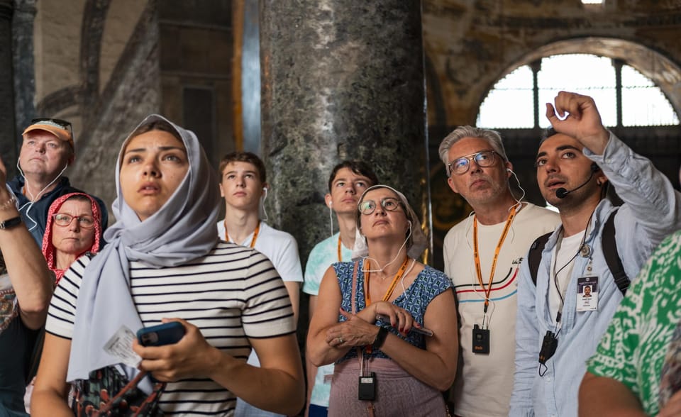 Istanbul: Hagia Sophia & Basilica Cistern Tour with Tickets - Meeting Points: Sultanahmet on Foot, or Galataport by Tram