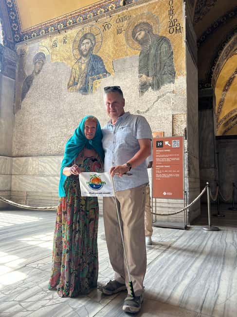 Istanbul: Hagia Sophia & Blue Mosque Tour SMALL GROUP - Blue Mosque inside: Iznik tiles and the six-minaret view