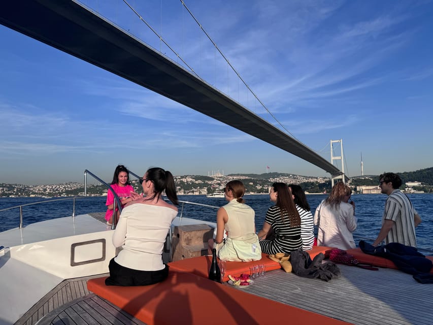 Istanbul: Morning or Sunset Cruise with Guide and Snacks - Deck space, seating, and the easiest way to get a good photo