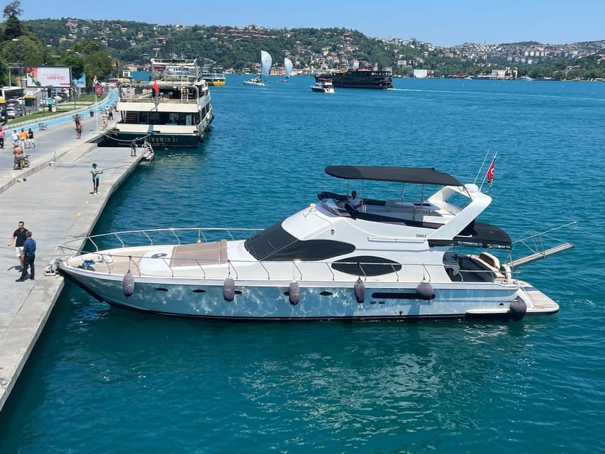 Istanbul: Private Bosphorus Strait Sightseeing Yacht Cruise - Rumeli Fortress and the Bosphorus Bridge: the skyline moment