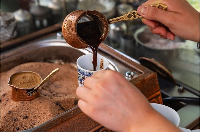 Istanbul: Sand Brewed Turkish Coffee Workshop in Old Town - Tasting Turkish coffee the right way: served hot, meant to be sipped slowly