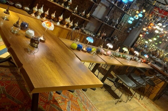 Istanbul Traditional Mosaic Lamp Workshop - Instructor Help That Makes It Non-Intimidating