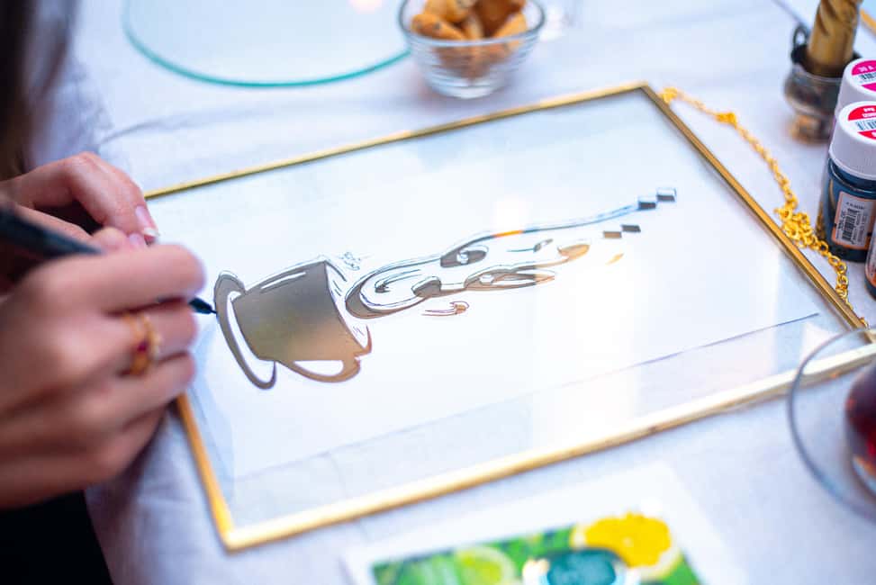 Istanbul: Turkish Calligraphy Workshop & Brass Framed Glass - Key things to know before you paint