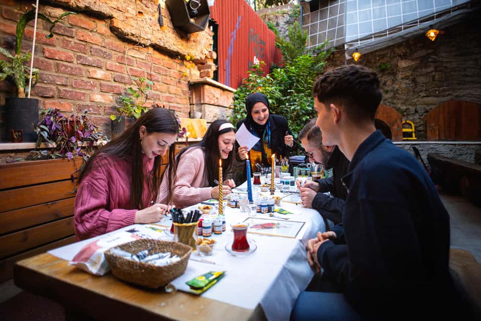 Istanbul: Turkish Calligraphy Workshop & Brass Framed Glass - Painting on glass: templates, transfer, and Berşah’s step-by-step guidance