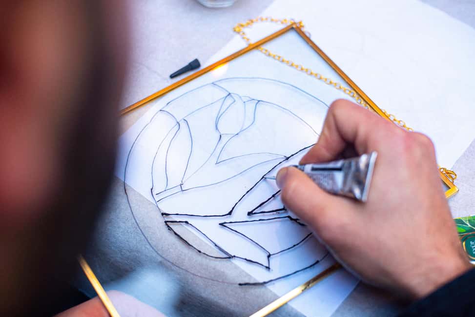 Istanbul: Turkish Calligraphy Workshop & Brass Framed Glass - Coffee, cookies, and the Bosphorus escort component