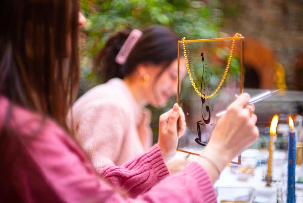 Istanbul: Turkish Calligraphy Workshop & Brass Framed Glass - FAQ