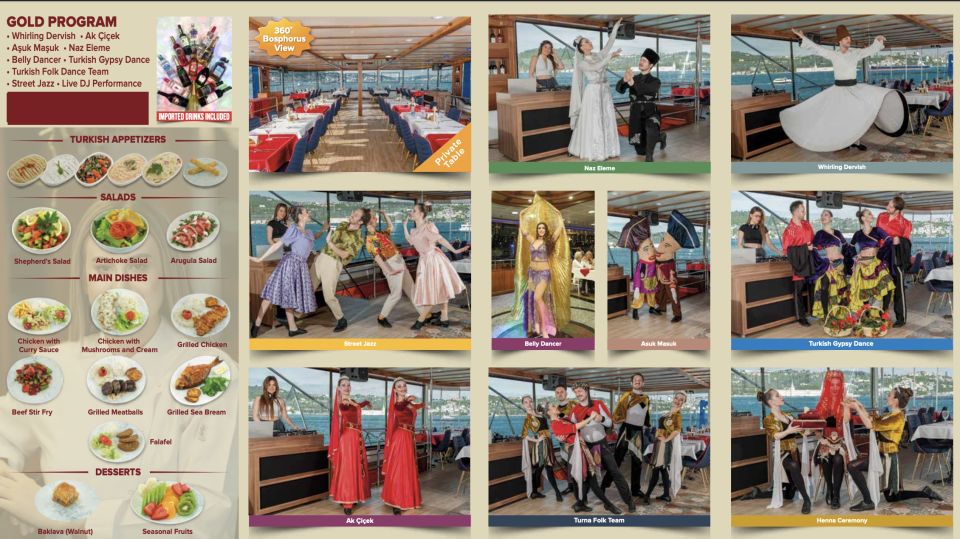 Istanbul: Turkish Night on the Bosphorus Dinner Cruise - The Show Program: Katibim, Belly Dance, Henna, and More