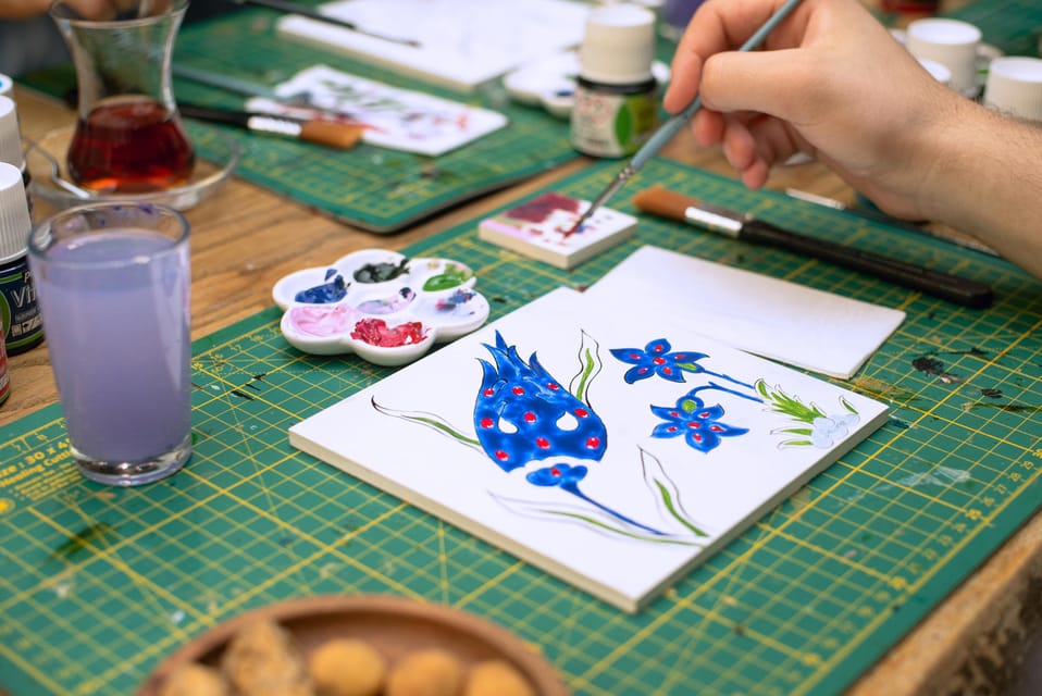 Istanbul: Turkish Tile Painting & Ceramic Workshop w/ Snacks - What You’ll Actually Make: Your Istanbul Tabak