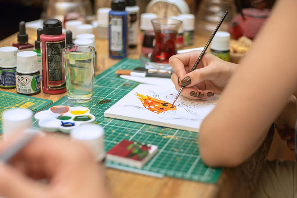 Istanbul: Turkish Tile Painting & Ceramic Workshop w/ Snacks - Snacks, Tea, and Conversation: The Break You Didn’t Know You Needed
