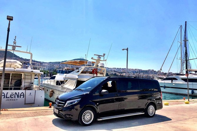 Izmir Adnan Menderes Airport (ADB) Transfer to OR from Kusadasi - Pickup in Kuşadası: hotels, Ozdere, Gümbdür, and Sigacık