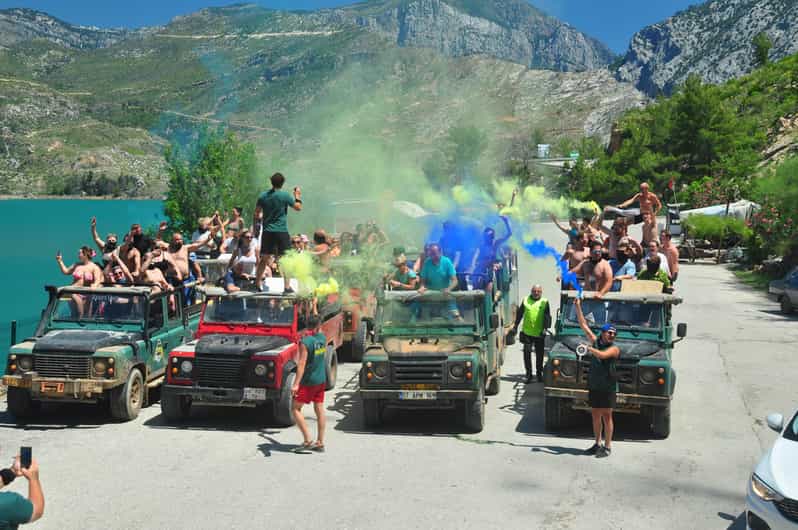 Jeep Safari-Lunch-Boat-Canyon-Waterfall-Foam,Water Party - Boat trip option: where you slow down on purpose