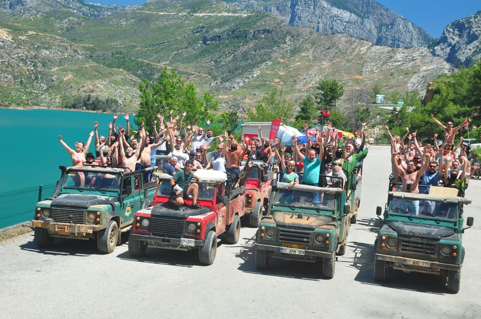 Jeep Safari-Lunch-Boat-Canyon-Waterfall-Foam,Water Party - What to bring (so you enjoy the jeep parts instead of dreading them)