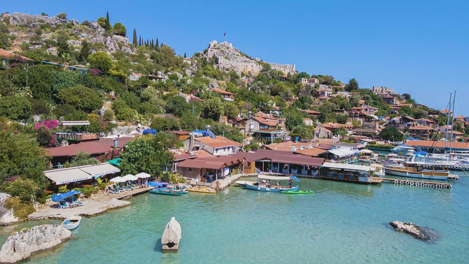 Kalkan: Day Trip to Demre, Myra and Kekova Island - Andriake Harbour, Esmeralda Bay, and Karemlik: the scenery layers in