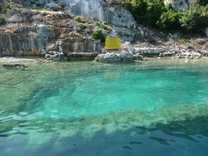 Kalkan: Kekova Sunken City Boat Trip - Pirate cave and Burç Bay: scenic stops between the swims