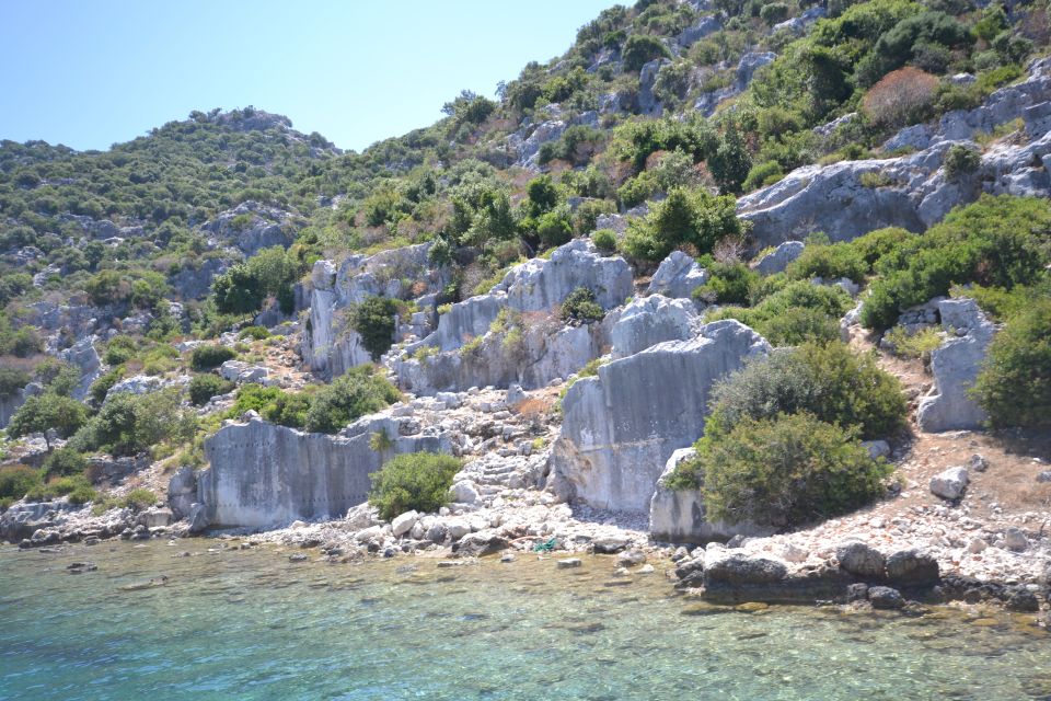 Kalkan: Kekova Sunken City Boat Trip - Simena Village and the castle: views, walking choices, and ice cream
