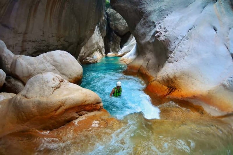 Kemer: Party Bus to Goynuk Canyon with Entrance Ticket - Getting there smoothly: meeting point and greeter support