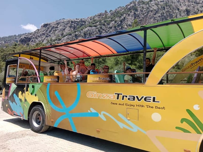 Kemer: Party Bus to Goynuk Canyon with Entrance Ticket - What to bring: change of clothes is the big one