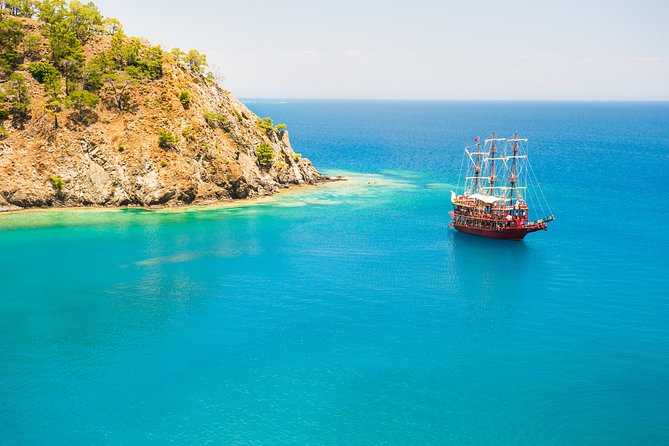 Kemer Pirate Boat Trip - Pickup and timing from 09:30 to 16:30