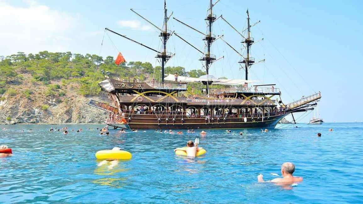 Kemer Pirate Boat Trip with Hotel Transfers Option - Heaven Bay: the calm swim break with the prettiest water