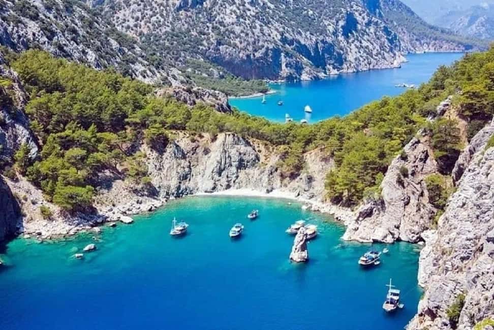 Kemer Porto Genoese-Sazak Bays Boat Trip With Mud Baths - Key things to know before you board