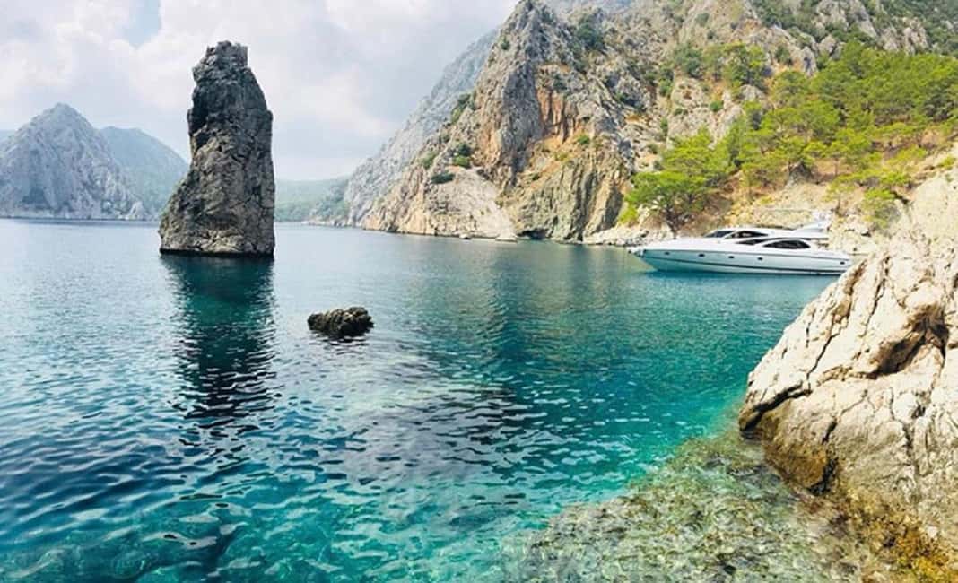 Kemer Porto Genoese-Sazak Bays Boat Trip With Mud Baths - Akseki Bays: More Quiet Water, Less Rush