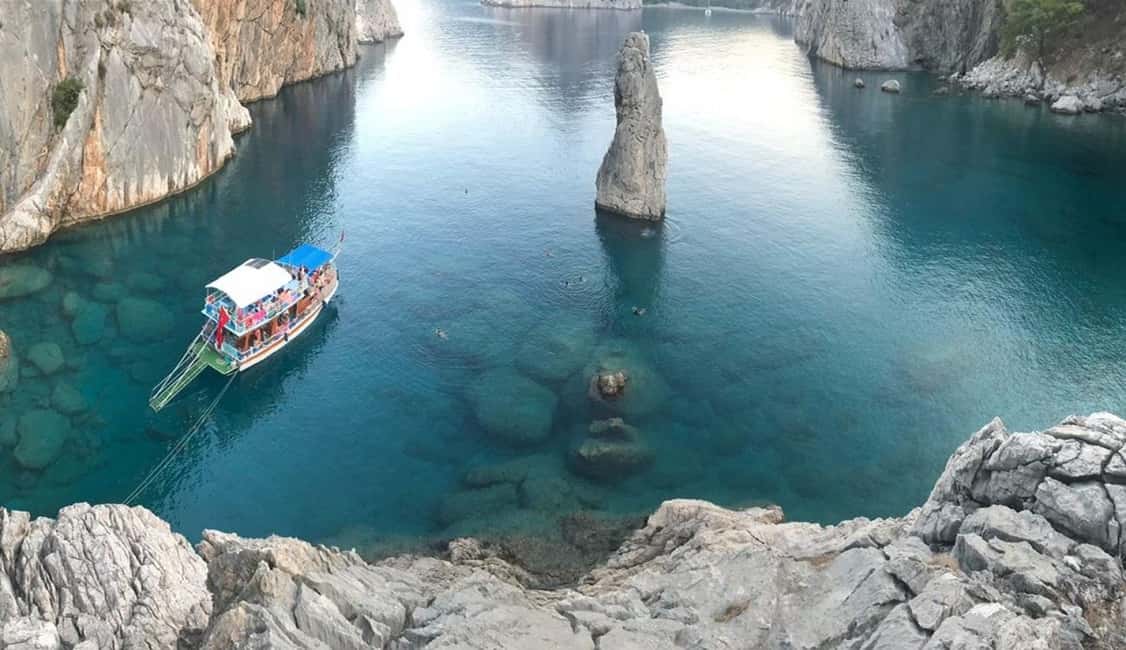 Kemer Porto Genoese-Sazak Bays Boat Trip With Mud Baths - Mud Baths: The Fun Part, If the Staff Is Ready for You