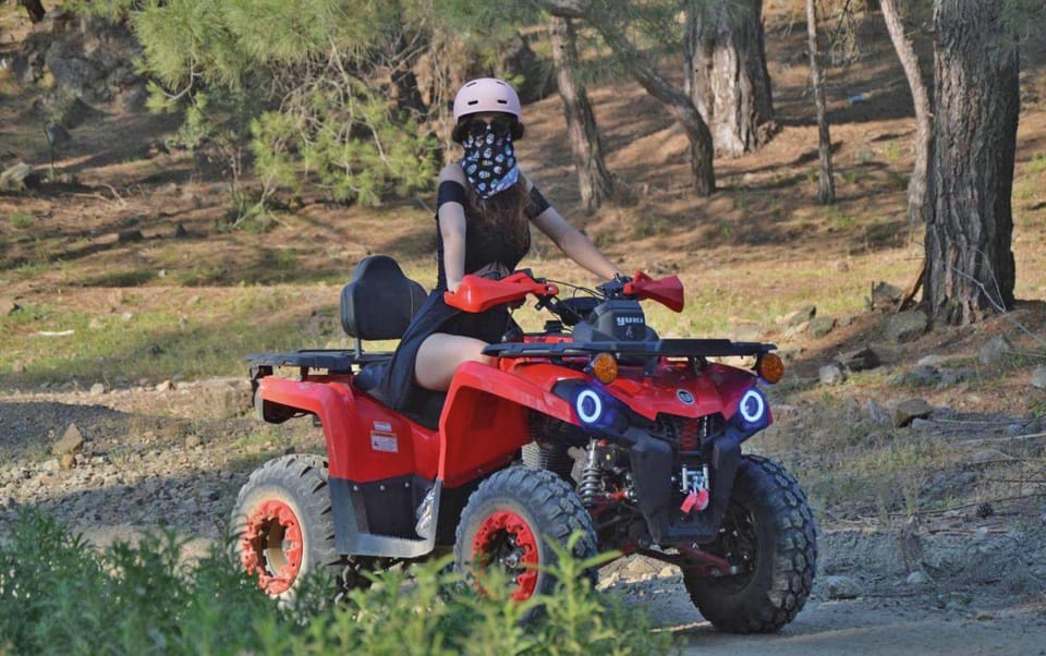 Kemer: Quad Safari Experience - Meeting at Red Monster Quad Safari and how pickup works